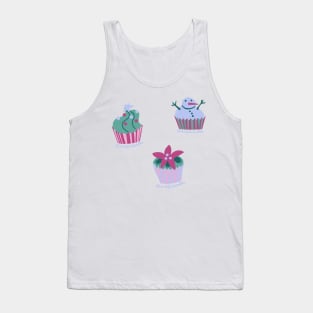 Holiday Cupcakes Tank Top